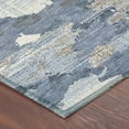 thumbnail image 3 of Addison Rugs Chantille Indoor/Outdoor Transitional Abstract Denim Machine Washable Round Rug, 8' x 8', 3 of 8