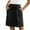 Black, variant on Simua Drawstring Shorts for Women Summer Solid Color Elastic Waist Casual Lightweight Shorts with Pockets