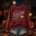 thumbnail image 2 of Hearthz Halloween Sweatshirt Vintage Graphic Sweatshirt for Women Retro Spooky Season Women's Pullover Sweaters Crew Neck Sweatshirts Women, 2 of 4