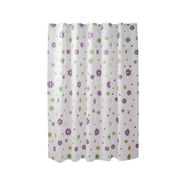 Cortinas de Ducha para Baño Cortina de Ducha Impermeable Y a Prueba de Moho Cortina de Ducha de Baño sin Perforación, Cortina de Partición de Baño Transparente Y No Transparente