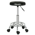 thumbnail image 4 of Taburete giratorio ergonómico para salón, Zimtown, asiento de spa, Negro, 4 of 24