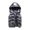 Grey, variant on BAETEUY Men Cotton Vest Autumn Winter Hooded Sleeveless Zipper Placket