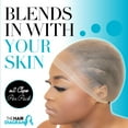 thumbnail image 3 of The Hair Diagram Ultra Thin HD Wig Cap - Nude Wig Cap for Seamless Wig Application - Stretch Fit For All Head Sizes - Compatible With Bold Hold Products - Pack of 2 Caps, 3 of 8