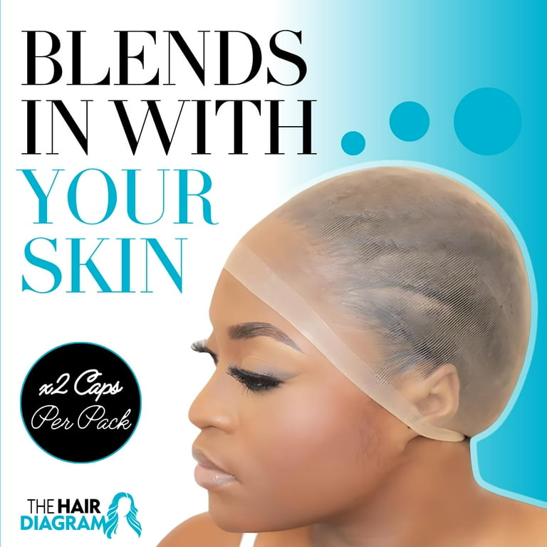 HD Wig Cap by The Hair Diagram for Wig Wearers Compatible with Bold Hold Products