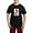 With Red Plaid Pant, variant on CafePress - Happy Christmas Krampus Pajamas - Men's Dark Loose Fit Cotton Pajama Set