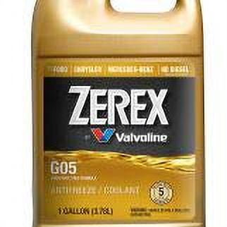 Zerex Engine Coolant ZXG051 G-05; Concentrate; Yellow; 1 Gallon