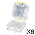 thumbnail image 1 of Runquan 6X Teeth Box with Membranes Portable Teeth Storage Box Retainer Protect Retainer 6 Pcs, 1 of 8