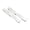 White, variant on Two Piece Compact Laptop Stand Notebook Supports in Printed Build for Home Desk and Study Tables