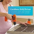 thumbnail image 3 of Stanley Black & Decker BDCD8PK 8 V Cordless Lithium Drill Project Kit, 3 of 5