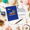 thumbnail image 4 of Tarjeta de felicitación, arte de felicitación, pesca, desplegable para el Día del Padre, 4 of 7