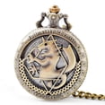 thumbnail image 1 of Fullmetal Alchemist Edward Elric Reloj de bolsillo anime, Bronce, 1 of 5