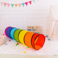 thumbnail image 1 of Tunnel de Rampement Arc-en-Ciel Vibrant pour Tout-Petits : Tente de Jeu Éducative Intérieure pour Stimuler la Curiosité, la Coordination et la Conscience Spatiale – Jouet d'Exploration pour Enfants Écologique et Durable avec Installation Facile pour le Plaisir, 1 of 6