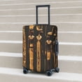 thumbnail image 6 of Picia Ancient Egyptian Hieroglyph Luggage Protector Cover Thicken Suitcase Protector Cover Fit 18-32 Inch Luggage-X-Large, 6 of 7
