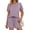 Light Purple, variant on Sundazz 2 Piece Short Sets for Women Summer V Neck Lounge Sets Summer Outfits with Pockets