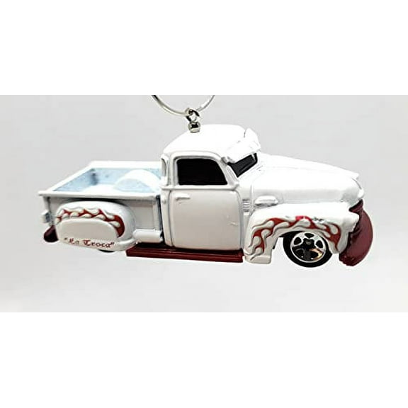 Christmas Ornament for 1950 Chevy 3100 Truck La Troca White