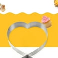 thumbnail image 2 of unbranded Ajustable En Acero Inoxidable Para Pastel Mousse Y Repostería Con Corazón, 2 of 8