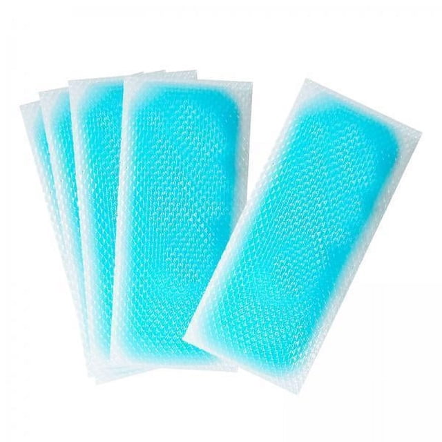 Bunblic Lot de 2-4 Patchs Rafraîchissants pour Bébé Gel Polymère Hydrogel Rafraîchissant Instantané pour Usage Domestique 4 Pcs