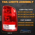 thumbnail image 2 of Luces Traseras Nakuuly GMC Sierra 2007-2014 Halógenas 12V, 2 of 6