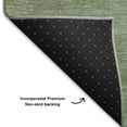thumbnail image 5 of Addison Rugs Mayfield Premium Machine Washable Transitional Coastal Green Rectangle Rug, 3' X 5' Machine Washable Transitional Coastal Green Oversized Sherpa Throw Blanket, 5 of 6