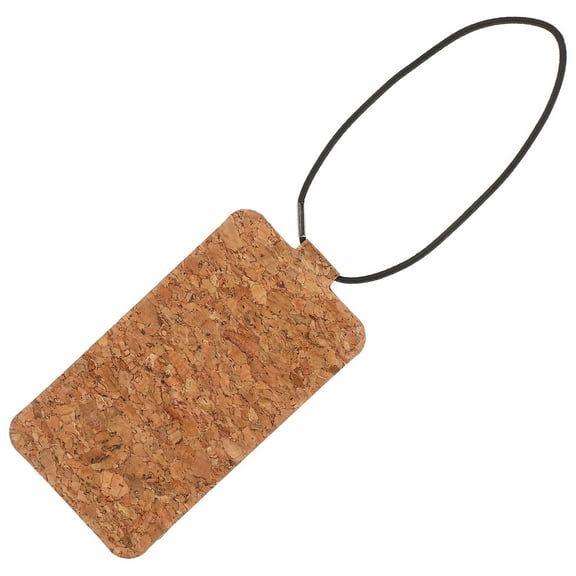 WEUVEB Travel Tags For Suitcases Beige Pu 4Pcs Boarding Luggage Claim Backpacks