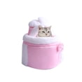 thumbnail image 3 of Pet Bag Cat Bag Double Pocket Cat Front Pack Carry Bag For Warm Pet Bag Travel For Dogs And Cats Backpack Hiking Pack Medium Dog Cat Car for Medium Cats Cat Carrying Teacup Dog Cat Dog Bag Cat Hole, 3 of 3