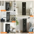 thumbnail image 5 of 8 Gun Safe Rifle Gun Safe for Rifles and Pistols Rifle Safe with Drawer Gun Cabinet for Rifles and Shotguns with Scopes Rifle Gun Safe with Removable Shelf Gun Rack, 5 of 11