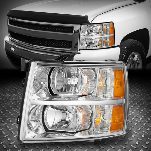 For 07-14 Chevy Silverado 1500-3500 HD OE Style Driver Left Side Headlight Lamp