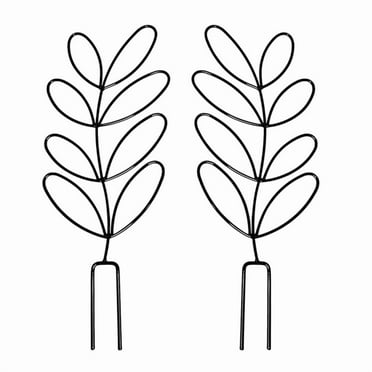 2PCS Metal Indoor Plant Trellis, Outdoor Decorative Support for Climbing Plants for Potted Plants, Perfect for Vines