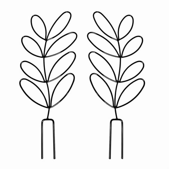2PCS Metal Indoor Plant Trellis, Outdoor Decorative Support for Climbing Plants for Potted Plants, Perfect for Vines