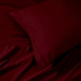 thumbnail image 6 of Superior 1000 Thread Count Egyptian Cotton Pillowcases Soft Breathable Set of 2, Burgundy, King, 6 of 7