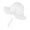 White, variant on T-HOTLYST Infant Sun Protection Hat Bonnet Soft Cotton Beach Caps Bucket Hat Headwrap with Wide Brimmed and Bows for Girls