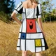 thumbnail image 5 of Vestido sin mangas de Mr Mondrian vestido de verano ropa de mujer para mujer Vestido largo largo mujer verano, 5 of 7