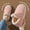 Pink, variant on Women Slippers Fashionable Couple Animal Slippers for Women Style Simple Solid Color Mukluks Slippers for Women Autumn and Winter Thickened Warmth Comfortable indoor and Outdoor Shoes