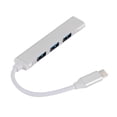 thumbnail image 3 of Aluminio .0 Adaptador divisor de 4 puertos Super rápido Durable Pta Baoblaze adaptador usb c hub dongle, 3 of 7