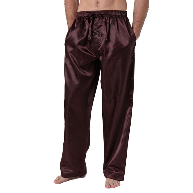 CYZ Men's Satin Pajama Pants