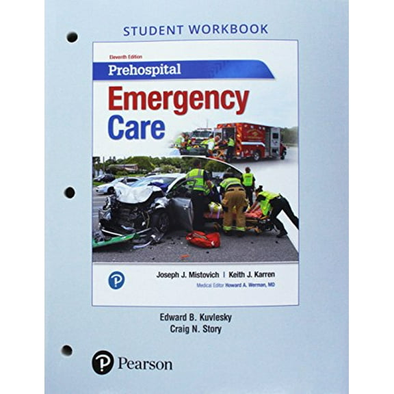 Pre-Owned Workbook for Prehospital Emergency Care (Paperback) 0134704568 9780134704562