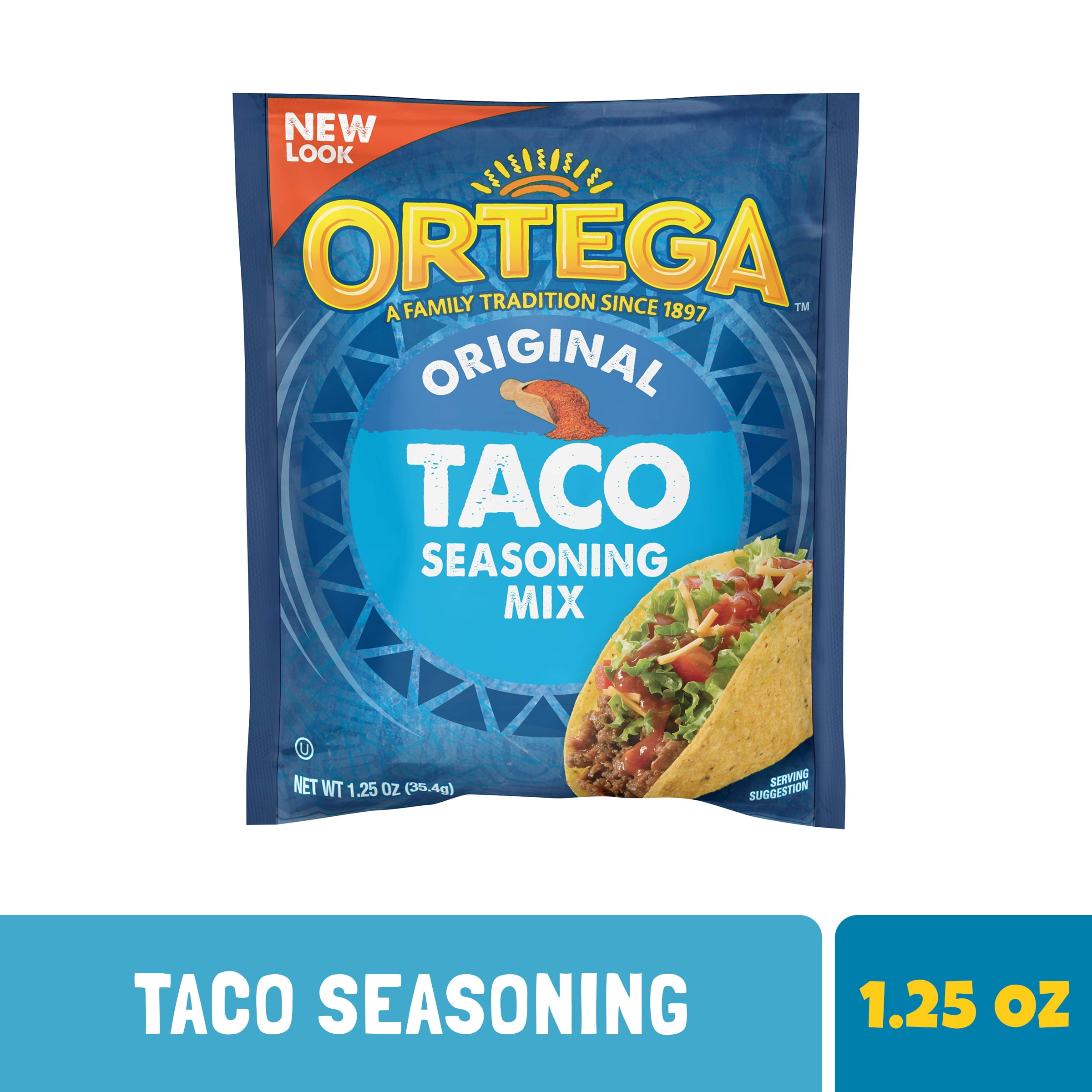 Ortega Original Taco Seasoning Mix, Kosher, 1.25 oz
