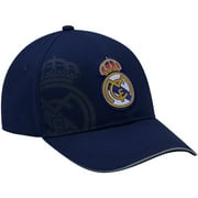Icon Sports Offical Licensed 2024 Real Madrid Soccer Cap - Navy Faded Logo