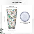 thumbnail image 4 of Salouo Fairy Flower Print 20oz Tumbler with Lid,Stainless Steel Vacuum Insulated Tumbler Durable Insulated Coffee Mug Thermal Cup with Splash Proof Sliding Lid-Straw Three-piece Set, 4 of 8