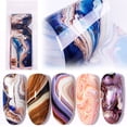 thumbnail image 4 of WREESH 1 Second Nail Art Sticker 10pcs/set Galaxy Nail Sky Paper 20*4cm Nail Sticker, 4 of 4