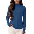 thumbnail image 6 of Purcolt Women Sun Protection Shirts Quick Dry UPF 50+ UV Rash Guard Long Sleeve V Neck Zipper T Shirts Trendy Slim Fit Tunic Workout Sport Yoga Tops, 6 of 9