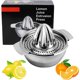 thumbnail image 1 of Lemon Squeezer with Container,Food Grade 304 Stainless Steel Citrus Juicer Manual,Robust Orange Squeezer,Hand Fruit Press,Manual Citrus Press for Lemo, 1 of 5