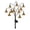 05# F, variant on Halloween Solar Tree Stump Light, Vintage Glass Solar Pathway Lantern, Rustic Fall Glowing Outdoor Stake Decor for Lawn Porch Patio Walkway