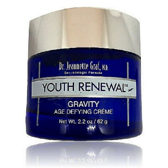Dr. Jeannette Graf MD Crème Anti-Âge Renouvellement Jeunesse Gravité 2.2 Fl Oz.