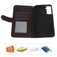 thumbnail image 4 of Estuche Tipo Billetera Para Teléfono De PU, Lujoso Estuche Tipo Billetera Para Teléfono Con Textura Delicada Magnética Resistencia Suave A Los Rasguños Con Cordón Para Uso ANGGREK Otros, 4 of 8