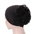 thumbnail image 1 of Head Scarf for Women Cancer Women Flower Muslim Ruffle Chemo Hat Beanie Scarf Turban Wrap Cap, 1 of 2