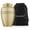 Gold, variant on Reminded Adult Cremation Memorial Urn for Human Ashes, Pewter with Black Stripe Funeral Urn with Velvet Bag