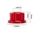 thumbnail image 2 of Bgsha 2 Pcs Vintage Traditional Kids Bike Bicycle Rear Wheel Axle Track Nut M10x1.0, 2 of 9