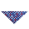 thumbnail image 6 of ZPAQI Independence Dog Bandanas Adjust Pet Collar Patriotism US Flag Neckscarf, 6 of 21
