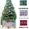 thumbnail image 1 of Zeus 12Pcs 6cm Christmas Ball Ornament Baubles Xmas Tree Window Hanging Decoration, 1 of 7